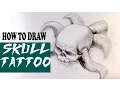 How to Draw a Skull with Tentacles Skull Tattoo
