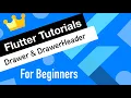 Flutter Tutorial for Beginners Drawer DrawerHeader