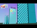 Numberblocks Comparison 5 50 500 5000 500 000 to 5 000 000 Million Standing Tall Number Pattern