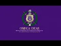 Omega Dear - 82nd Grand Conclave Founders Day Banquet