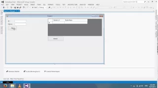 Create Database on Visual Studio 2012