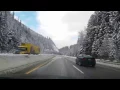 Montana to Idaho I-90 West Winter 2016-17