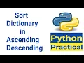 Sort a Python Dictionary by values of key Sort Dictionary in Python sort dictionary