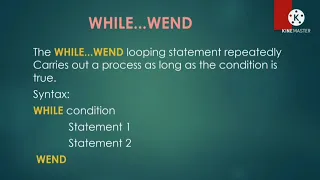 FEI 8TH U3 Computer CH8-VI Looping Statements in Qbasic