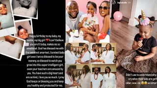 davido and chioma celebrate his 2nd baby mama amandas daughter hailey at 6