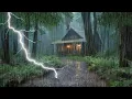 Download Lagu HEAVY RAIN AND THUNDER SOUNDS - DEEP SLEEP | Thunderstorm for Sleeping - Rain Sound Comfort #2