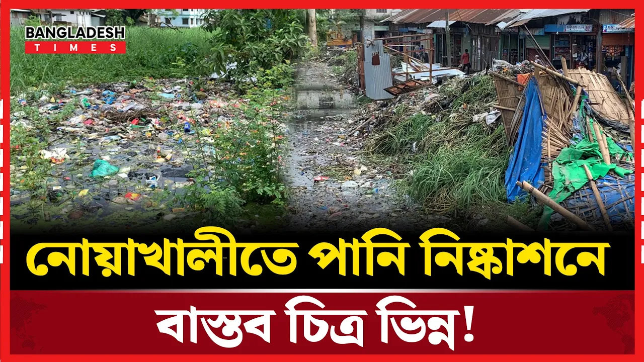 নোয়াখালীতে চোর গেলে যেন বুদ্ধি আসে; বর্ষায় ডুবে এলাকা