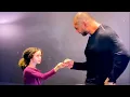 Chloe Coleman at her first casting audition for My Spy