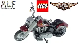 Lego Creator 10269 Harley-Davidson Fat Boy - Lego Speed Build Review