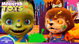 Painting Problems! 🎨 Turning Mistakes into a Monstrous Masterpiece | Cartoon for Kids | MONSTER TOTS