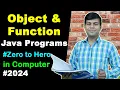 Objects and Function Programs in Java Object Oriented Programming Computer Class 10 to 12