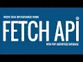 Insert data into MySql Database using FETCH API and PHP