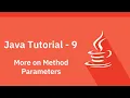 Java Tutorial - 9
