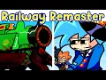 Lagu FNF Vs The Beast Oliver \u0026 Thomas' Railway Showdown RE-FIRED UP + CUTSCENE (REMASTER)