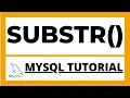 Find substring of string column data in Mysql using SUBSTR function