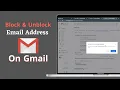 How to Unblock an Email Address in Gmail Block and Unblock