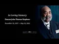2 00PM Celebratioin of Life for Deacon John Stephens