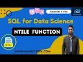 SQL For Data Science NTILE Analytical Function Top and Bottom N Percent Customers