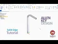 Solid Edge Tutorial Allen Key Design Design an Allen Key in Solid Edge Solid Edge Beginners