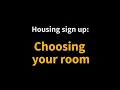 WMU Room Selection How To