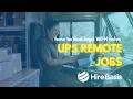 UPS Remote Jobs How to Find Legit Work-From-Home Roles