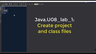 Java U08 lab 1 Project Class