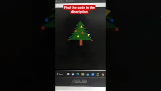 Christmas tree by using python