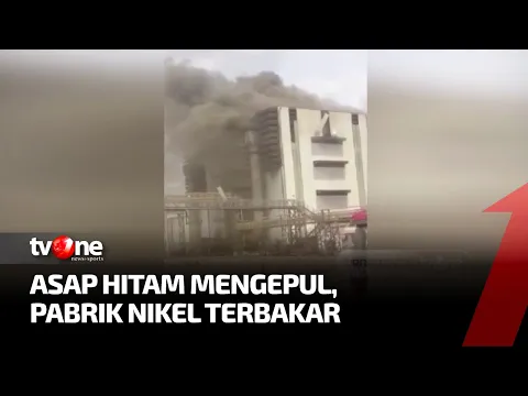 Detik-Detik Kebakaran di Pabrik Nikel Terekam Kamera Amatir