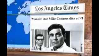Mike Connors News Report of His Death - January 26 2017