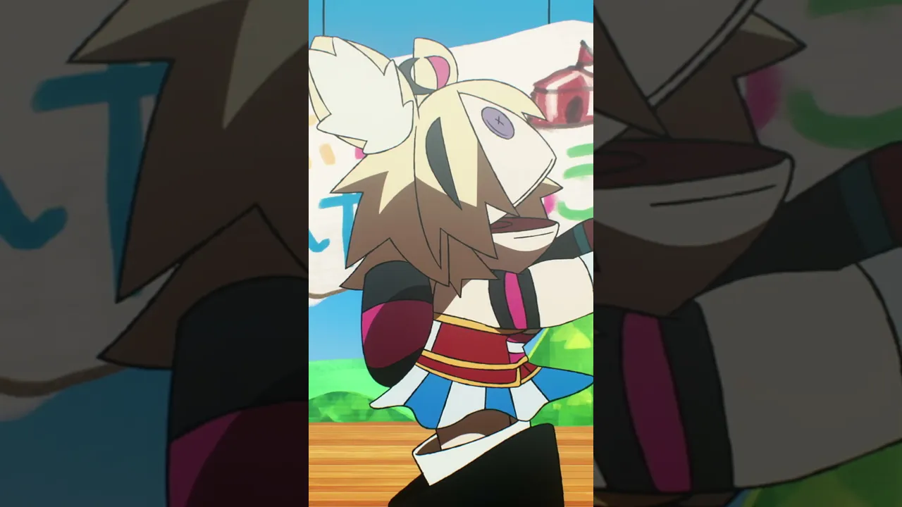 【アニメMV】新曲はダークで不気味に怪しい「パペット」 #尾丸ポルカ #ホロライブ  #Vtuber #shorts