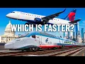 Train vs Plane RACE Between NYC and DC