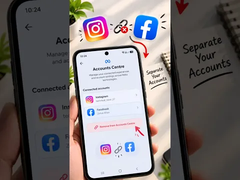 Instagram Ko Facebook Se Disconnect Kaise Kare 2026 | How To Disconnect Instagram From Facebook