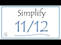 How to Simplify the Fraction