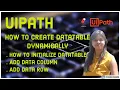 UiPath - Create DataTable Dynamically How to initialize datatable Add Data Column Add Data Row