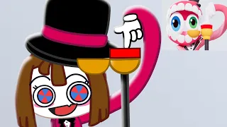 (Pomni as Caine ) The Amazing Digital Circus But smol 🎪🎪 (PART 3) || Gacha trend || GL2