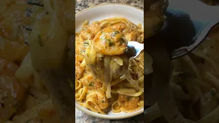 Garlic Butter Shrimp Fettuccine Garlicbutter Shrimp Fettuccine Pasta Easyrecipe Dinnerideas 