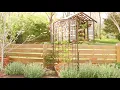 H Potter Large Garden Trellis Wrought Iron Metal Wall Screen GAR602