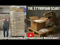 Download Lagu The Styrofoam Scare! Pallet Unboxing with a Frightened Dinosaur