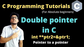 10 8 - Double pointers in C Pointer to a pointer C language tutorials
