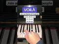 Download Lagu Voila ( Piano Tutorial ) #shorts #piano