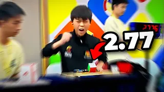 NEW WORLD RECORD... Almost (Yiheng Wang's 2.77 Single)