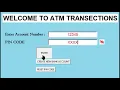 ATM MAJOR OR MINOR PROJECT FOR BEGINNERS PROJECT USING TKINTER PYTHON WITH DATABASE MYSQL