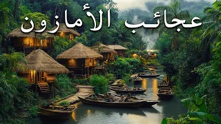 أمازون المجهولة الأرض الغامضة التي تحتوي على كائنات غير معروفة فيديو سفر بدقة 8K 