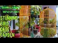 Stunning hanging bird cage garden DIY