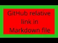 GitHub relative link in Markdown file