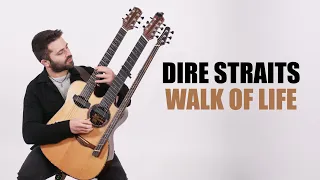 Walk Of Life (Dire Straits) on Triple Neck Guitar - Luca Stricagnoli