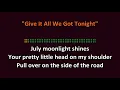 George Strait - Give It All We Got Tonight