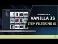 Tailwind JavaScript Project - Products Filtering UI