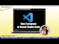How to save and run your code in Visual Studio Code run C program in visual Studio Code Techpile