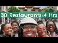 Eating at 30 Restaurants in 4 Hours Dine N Dash DC 2019 Challenge